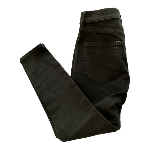 Express NWT Mid Rise Skinny Supersoft Black Jeans SHORT - Picture 5 of 8